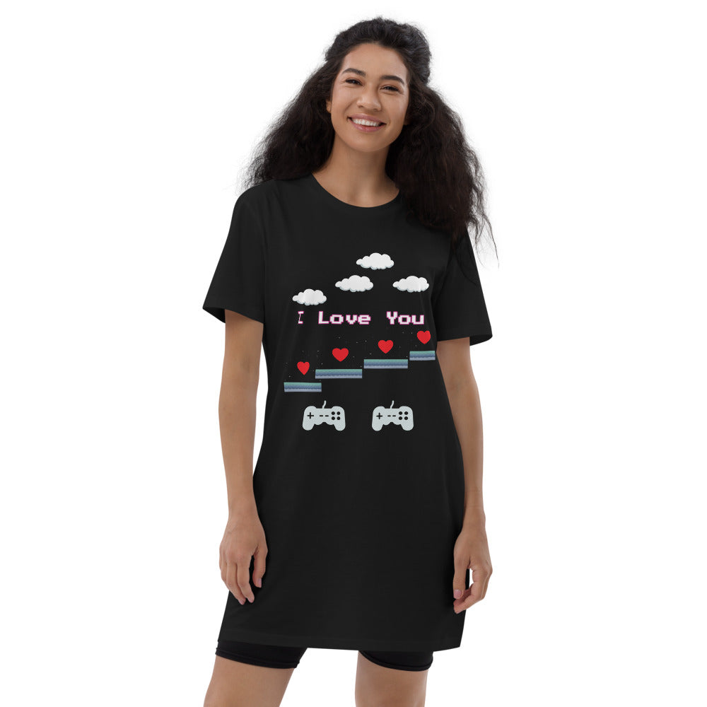 I love You Women's - T-Shirt Dress - Skip The Distance, Inc