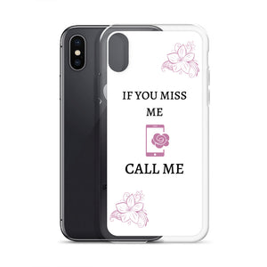 If You Miss Me - iPhone Case - Skip The Distance, Inc