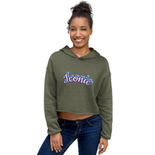 Load image into Gallery viewer, Iconic - Women&#39;s Cropped Hoodie - Skip The Distance, Inc
