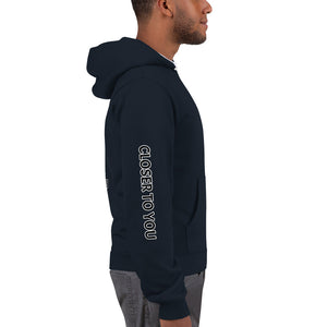 One Step - Men's Zip Up Hoodie - Skip The Distance, Inc