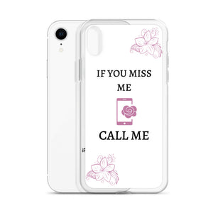 If You Miss Me - iPhone Case - Skip The Distance, Inc