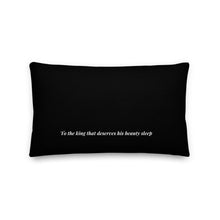 Load image into Gallery viewer, King Pillow - Black - Skip The Distance, Inc
