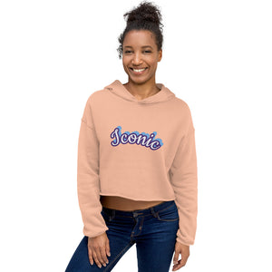 Iconic - Women's Cropped Hoodie - Skip The Distance, Inc