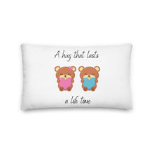 Load image into Gallery viewer, A Life Time - Skip The Distance, Inc pillow in the size 20x12 for couples
