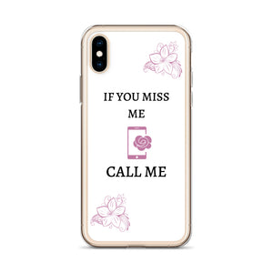 If You Miss Me - iPhone Case - Skip The Distance, Inc