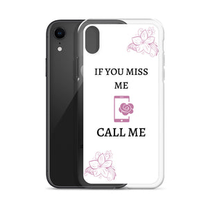 If You Miss Me - iPhone Case - Skip The Distance, Inc