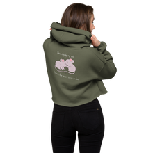 Load image into Gallery viewer, Four Kisses - Women&#39;s Cropped Hoodie - Skip The Distance, Inc
