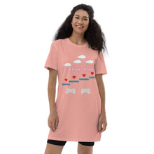 Load image into Gallery viewer, I love You Women&#39;s - T-Shirt Dress - Skip The Distance, Inc
