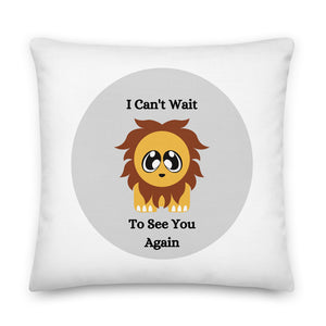 I Can't Wait - Pillow Skip The Distance, Inc, In The Size 22x22