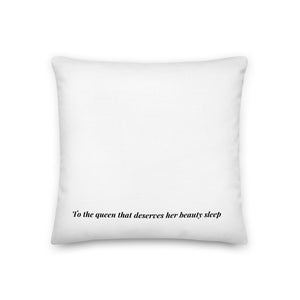 Queen Pillow - White - Skip The Distance, Inc available in size 18x18