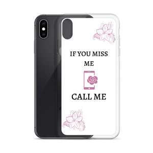 If You Miss Me - iPhone Case - Skip The Distance, Inc