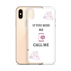 If You Miss Me - iPhone Case - Skip The Distance, Inc