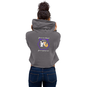 Iconic - Women's Cropped Hoodie - Skip The Distance, Inc