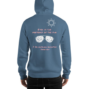 Bright With Life - Men's Hoodie - Skip The Distance, Inc