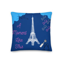 Load image into Gallery viewer, Our Future - Skip The Distance, Inc Soft Pillow Available in the size 18x18.

