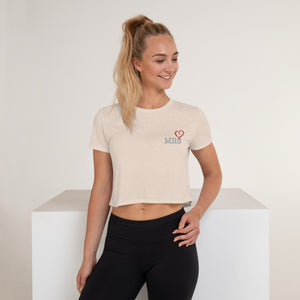 Mrs Heart - Women's Cropped  T-Shirt - Skip The Distance, Inc