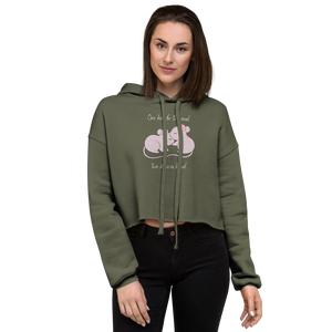 Four Kisses - Women's Cropped Hoodie - Skip The Distance, Inc