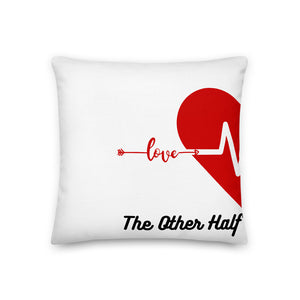 The Other Half - Pillow, Skip The Distance, Inc, Available in the size 18x18.