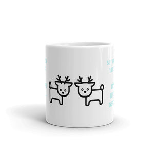 Prancing In The Snow - Skip The Distance, Inc,  Snow Mug