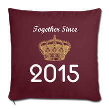 Load image into Gallery viewer, Customize - Together Since Pillowcase - Skip The Distance, Inc
