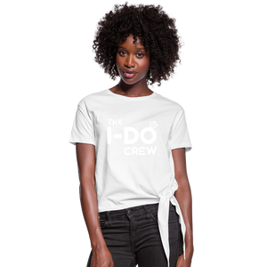Custom - Women's Knotted T-Shirt - Skip The Distance, Inc