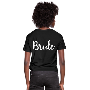 Custom - Women's Knotted T-Shirt - Skip The Distance, Inc