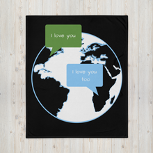 Load image into Gallery viewer, I Love You - Throw Blanket - Skip The Distance
