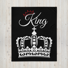 Load image into Gallery viewer, King Throw Blanket - Black - Skip The Distance
