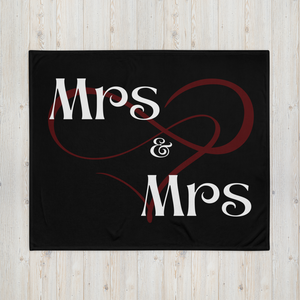 Mrs & Mrs Throw Blanket - Skip The Distance