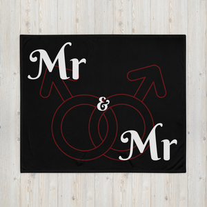 Mr & Mr - Throw Blanket - Skip The Distance