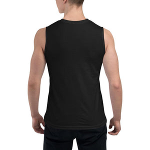 Men's Muscle Shirt Black | Skip The Distance