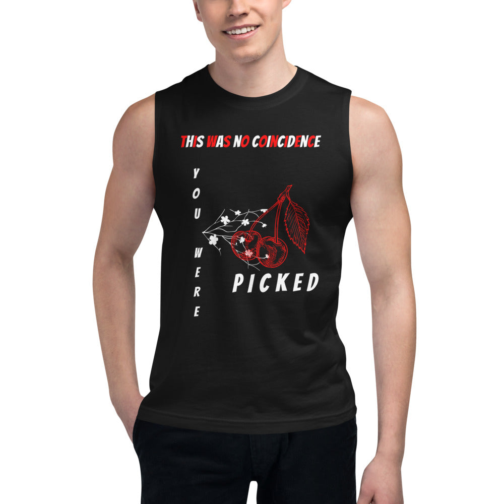 Men's Muscle Shirt Black | Skip The Distance
