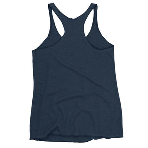 Women's Racerback Tank Navy | Skip The Distance
