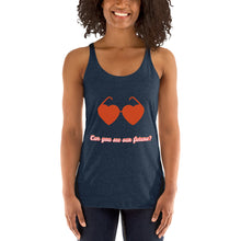 Load image into Gallery viewer, Women&#39;s Racerback Tank Navy | Skip The Distance
