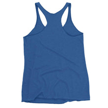 Load image into Gallery viewer, Women&#39;s Racerback Tank Blue | Skip The Distance
